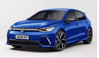 VW Golf R render - front